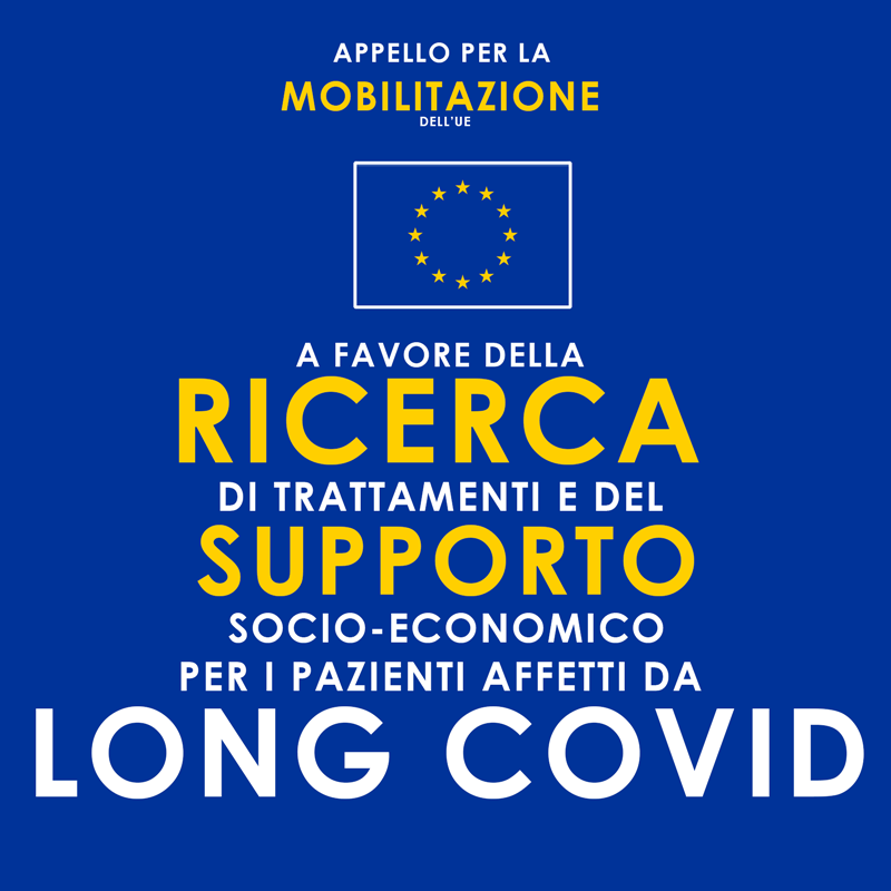 Appello per la mobilitazione dell’UE a favore della ricerca di trattamenti e del supporto socio-economico per i pazienti affetti da long-COVID